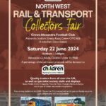 TRANSPORT PAST TIMES. North West Rail & Transport Collectors Fair. Crewe Alexandra Football Club, Alexandra Stadium, Gresty Road, Crewe CVV2 6EB (5 mins from Crewe Station). 10.00am - 3.00pm. Admission: £2 Adults, Children Under 16 FREE. A percentage of the admission proceeds will be donated to The Railway Children. Quality traders from all over the UK, as well as specialist society stalls and displays. Books, Models, Tickets, Photographs, Postcards, Maps, Handbills, Metalwork, Badges and all types of related memorabilia and ephemera. Free parking available in the CAFC Private Car Park (located behind the pay and display car park). Light refreshments will also be available