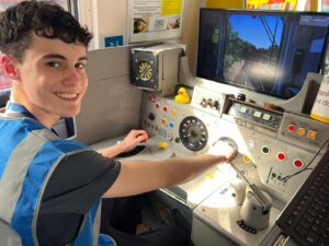 Driving the 507 simulator on board 507001